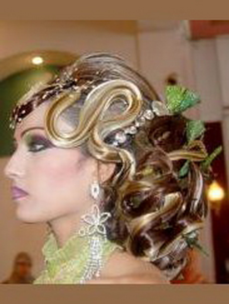 coiffure mariage arabe