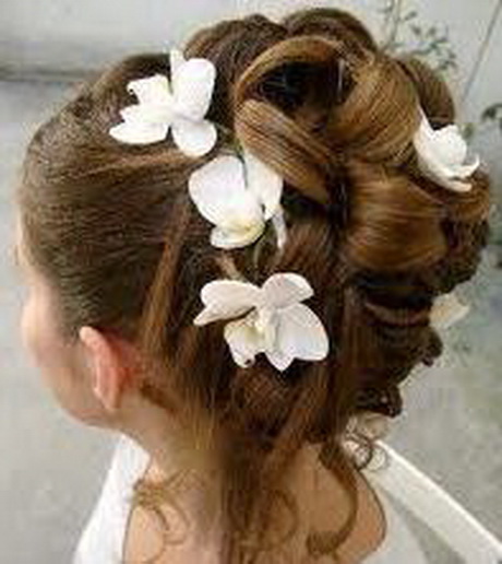 coiffure petite fille mariage - Coiffures De Mariage Pour Enfants sur Pinterest Coiffures 
