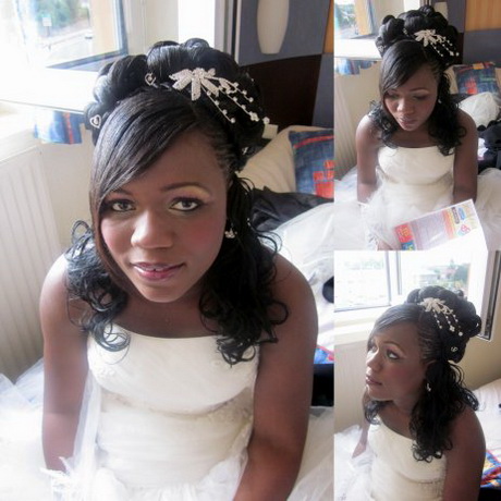 coiffure mariage black