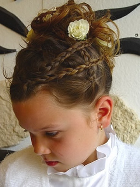 coiffure mariage enfant