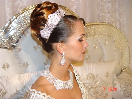 coiffure pour mariage marocain