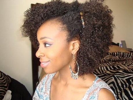 Coiffure pour cheveux court afro
