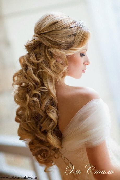 Photo coiffure mariage cheveux long