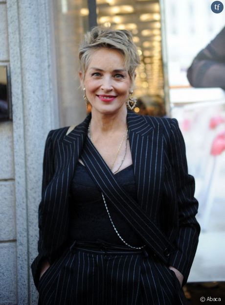 Coupe cheveux sharon stone 2022