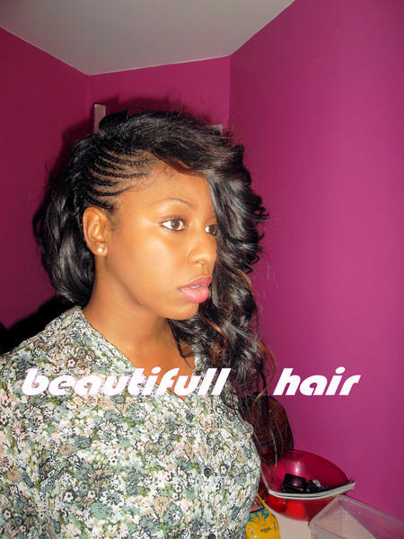Coiffure tissage afro