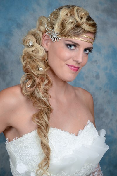 Coiffure boucle mariage
