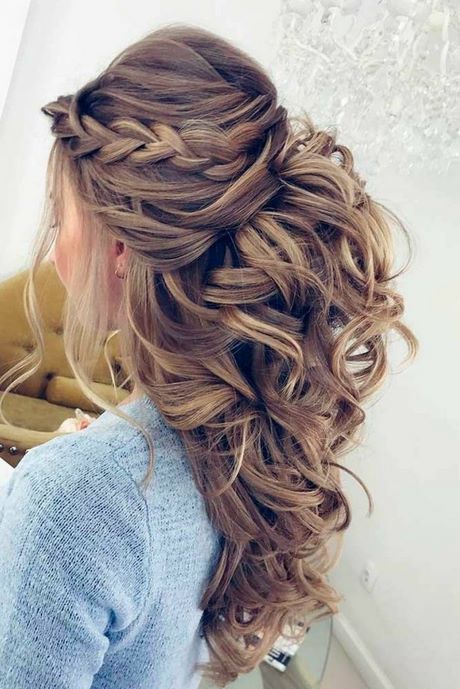 Coiffure boucle mariage