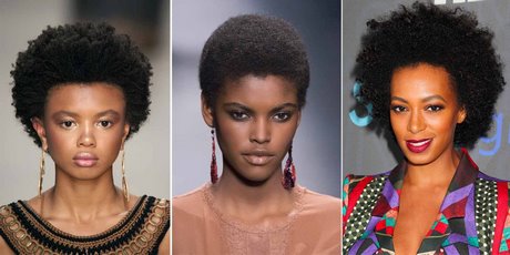 Coupe cheveux afro court femme