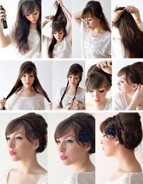 Coiffure cheveux long chic