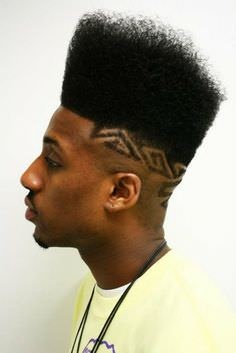 Model coiffure afro homme