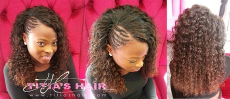 Model coiffure tissage africaine