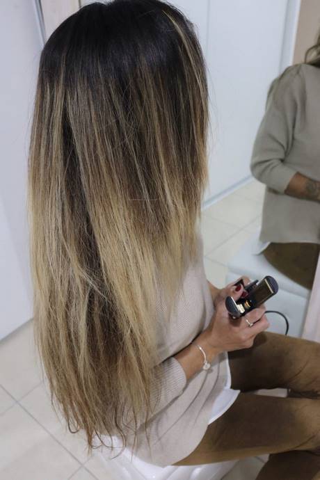 Coiffure wavy cheveux long