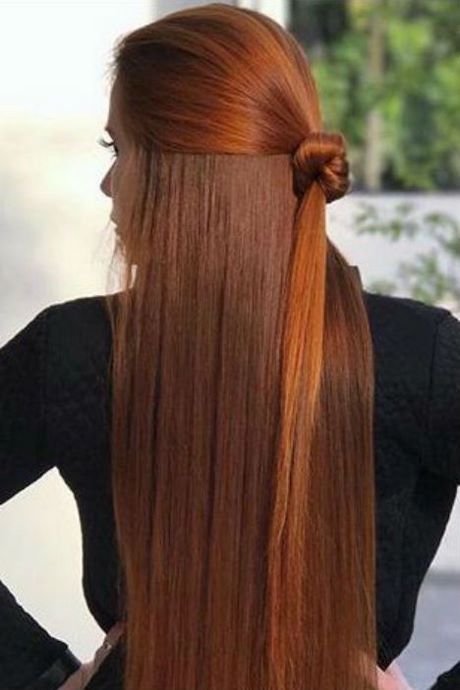 Coupe de cheveux femme long lisse
