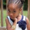 Tresse africaine petite fille cheveux court
